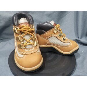 Timberland Toddler Field Boot Mid Wheat Nubuck Premium Black Size 5 NEW NO BOX
